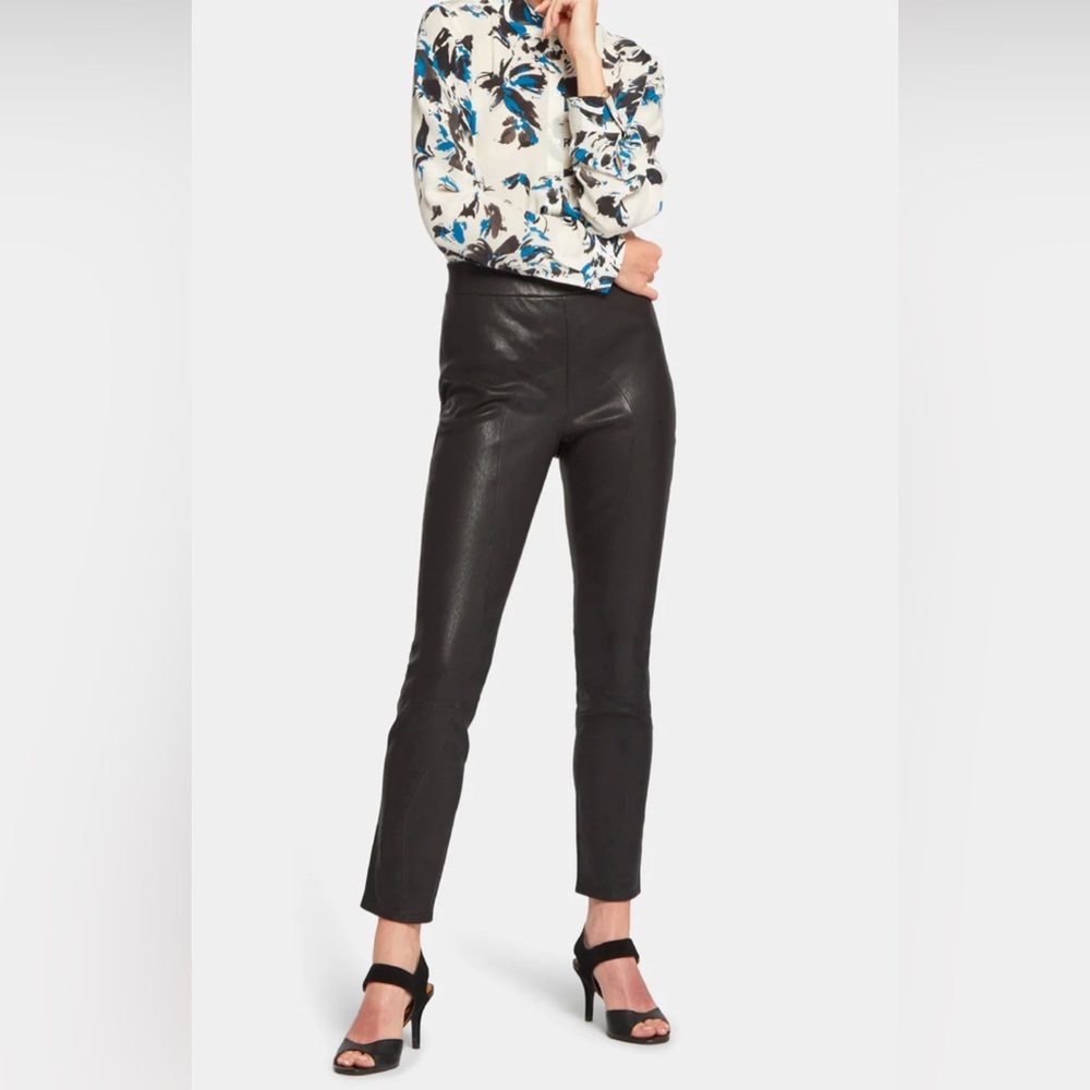 NYDJ Black Leather Women's Pants